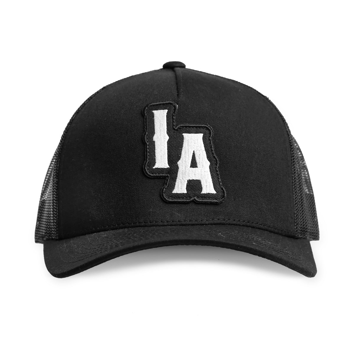 Iowa Vintage Black Trucker Hat - Bozz Prints