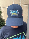 I.O.W.A. It&#39;s Okay With Alcohol Navy Hat - Bozz Prints