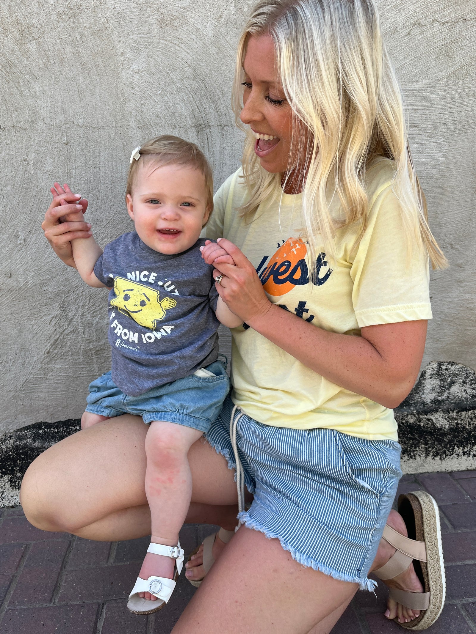 I'm Nice Cuz I'm From Iowa Kids T-Shirt - Bozz Prints