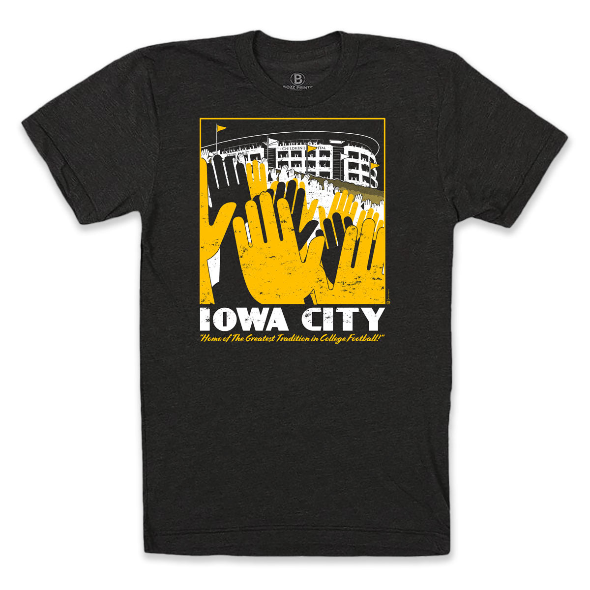 Iowa City Wave T-Shirt - Bozz Prints
