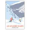 Ski Arapahoe Basin Postcard - Bozz Prints
