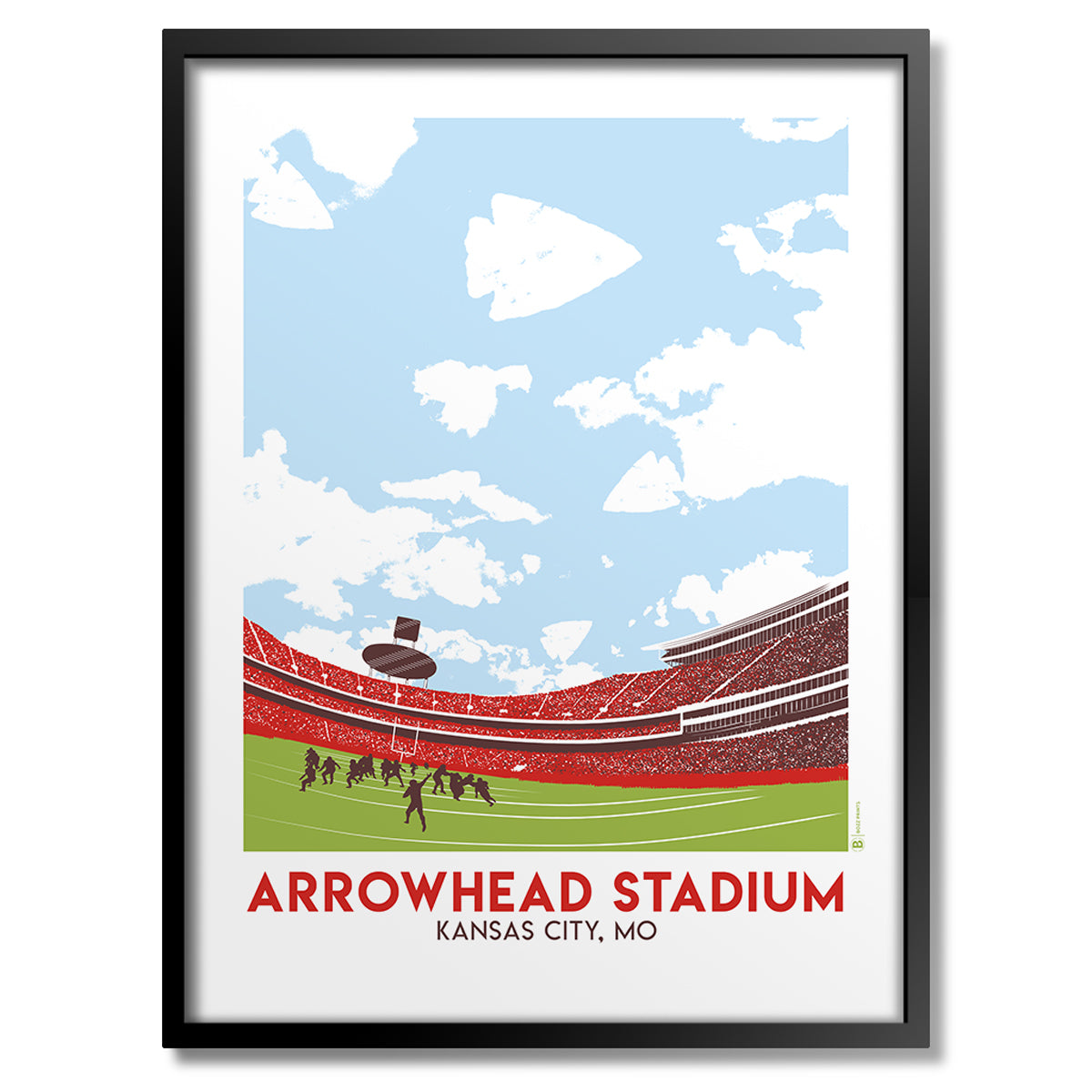 Arrowhead Stadium Print - Bozz Prints