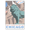 Art Institute of Chicago Lion Postcard