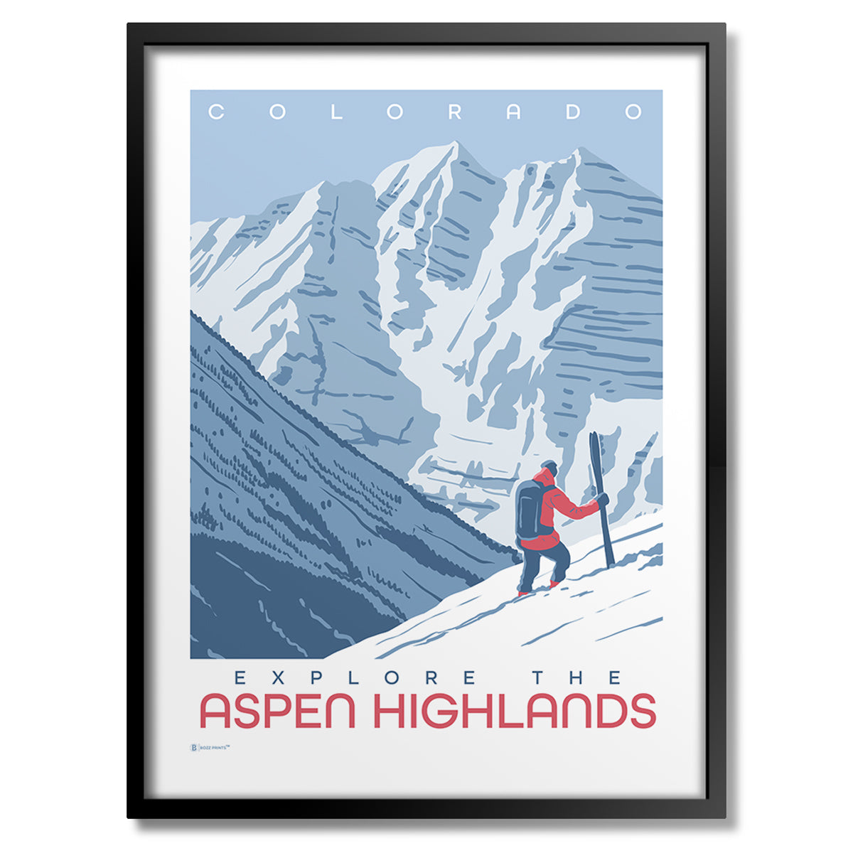 Aspen Highlands Print - Bozz Prints