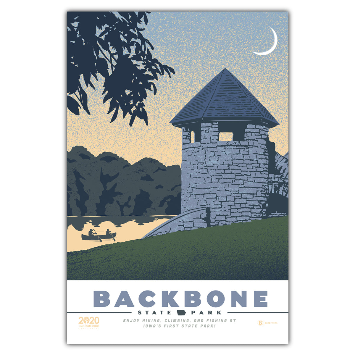 Backbone State Park Postcard - Bozz Prints
