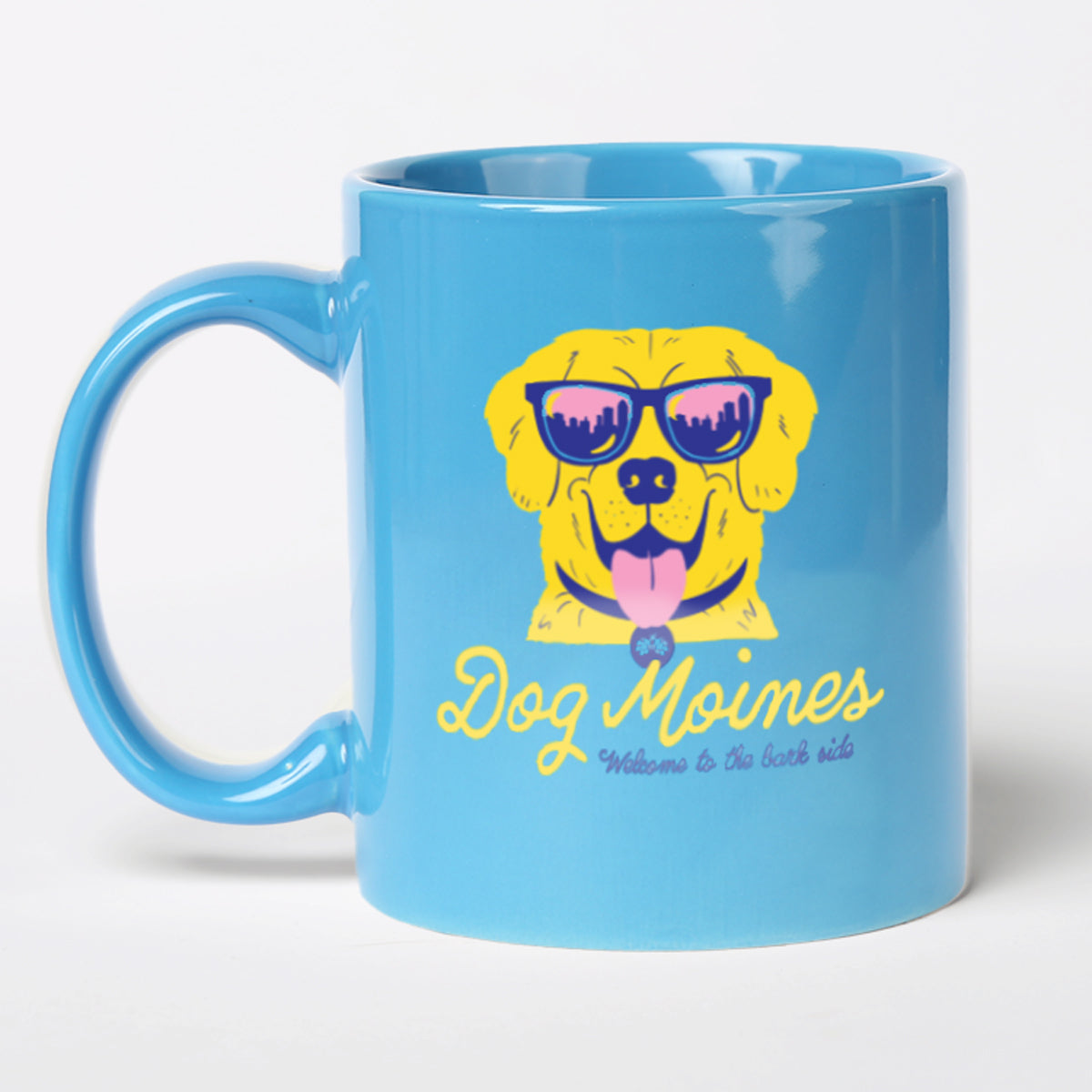Dog Moines Welcome to the Barkside Mug - Bozz Prints