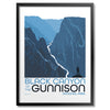 Black Canyon of The Gunnison Nation Park Painted Wall Print - Bozz Prints