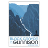 Black Canyon of the Gunnison National Park Painted Wall Postcard - Bozz Prints