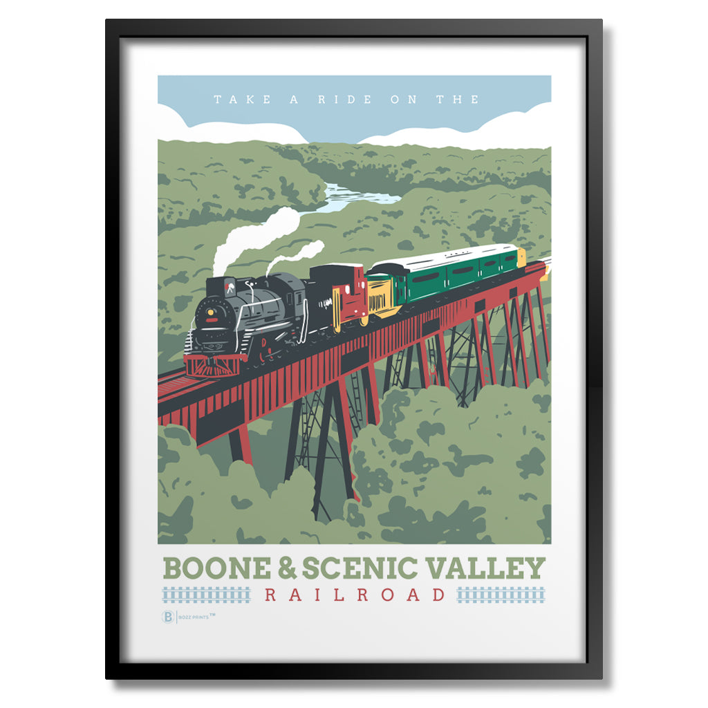 Boone & Scenic Valley Railroad Print - Bozz Prints