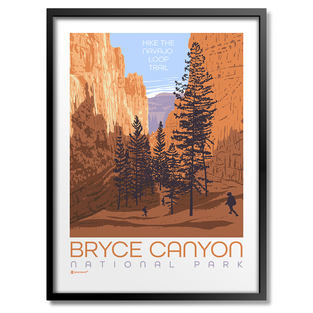 Bryce Canyon National Park Navajo Trail Loop Print - Bozz Prints
