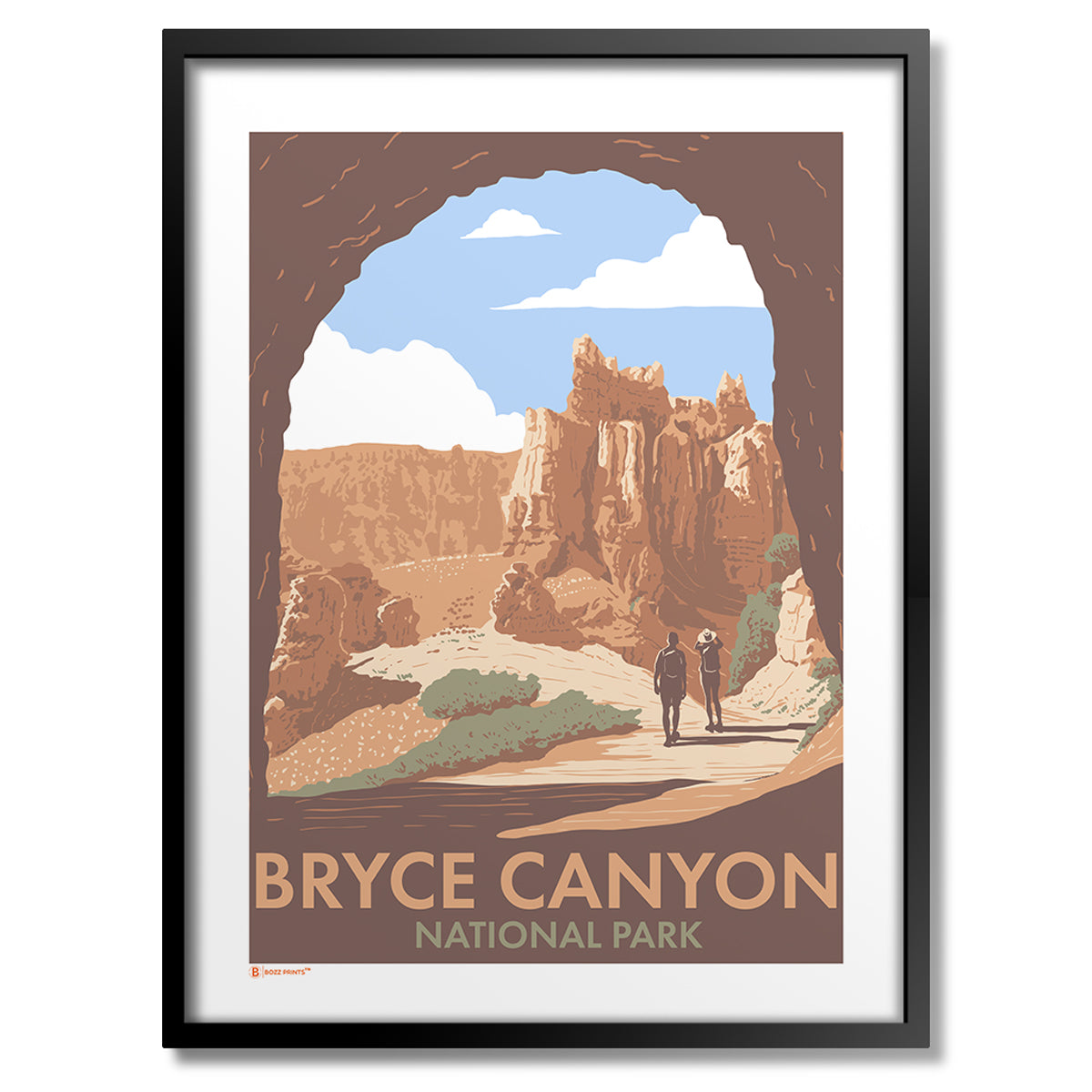 Bryce Canyon National Park Tunnel Print - Bozz Prints