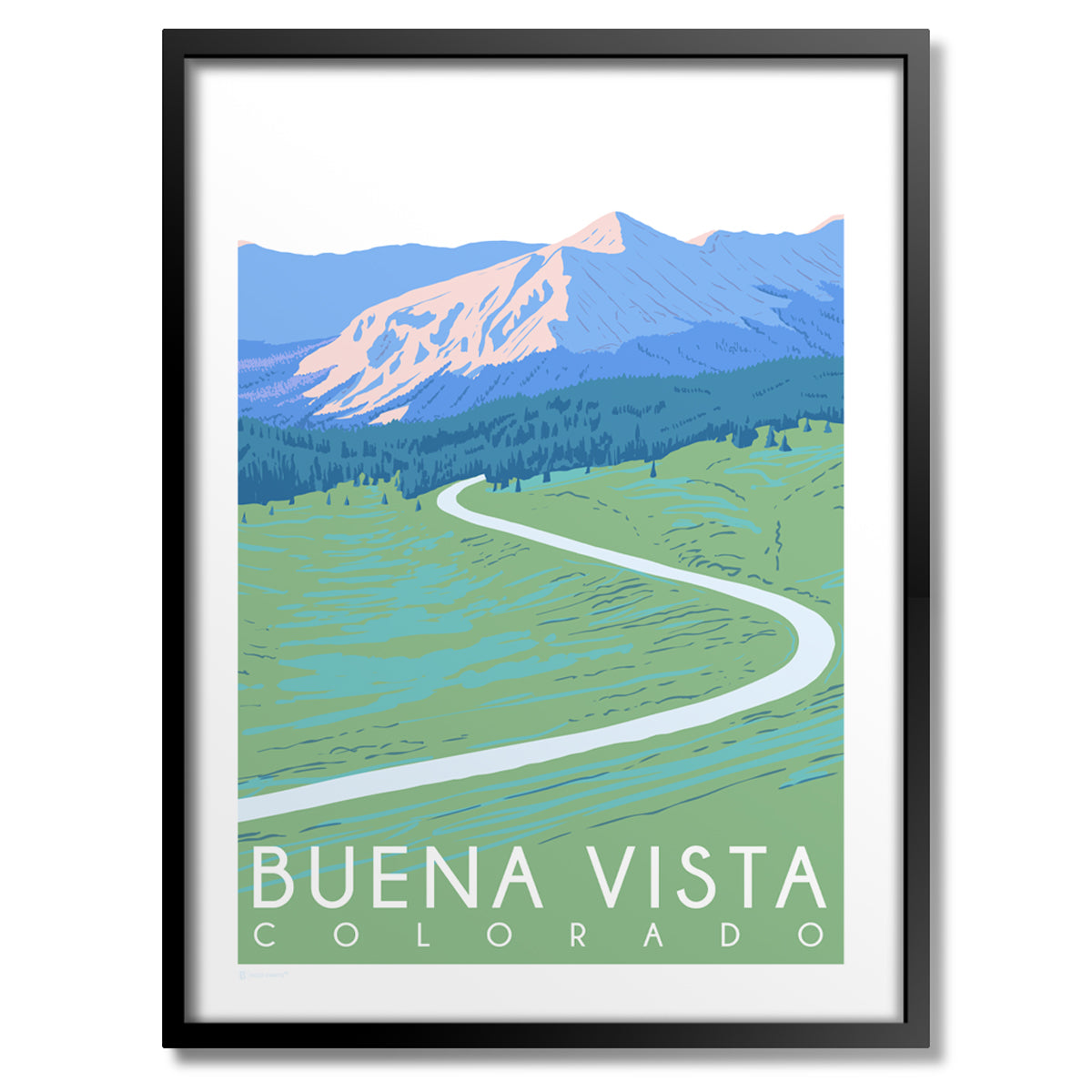 Buena Vista Colorado Print - Bozz Prints