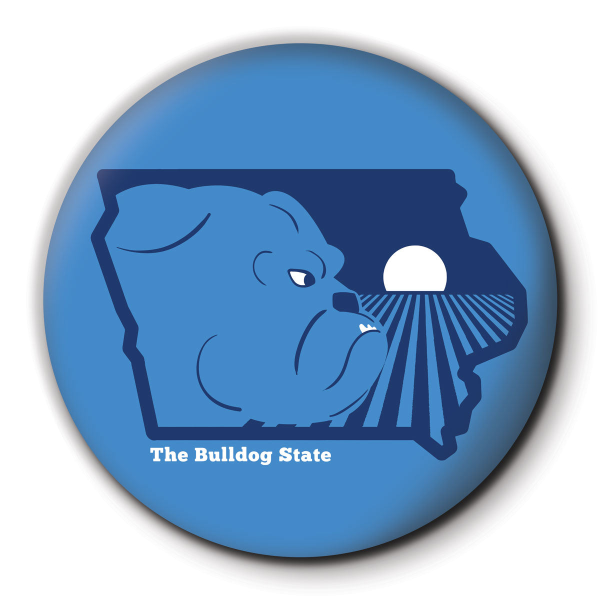 The Bulldog State Coaster - Bozz Prints