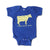 Iowa State Fair Butter Cow Onesie - Bozz Prints