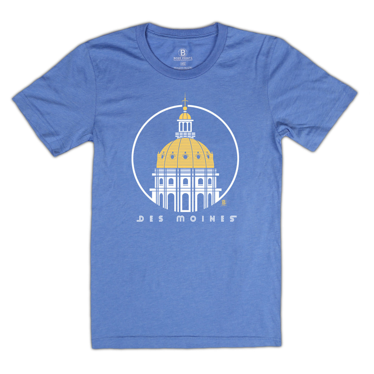 Des Moines Capitol Icon T-Shirt - Bozz Prints