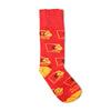 The Cardinal and Gold State Socks - Bozz Prints