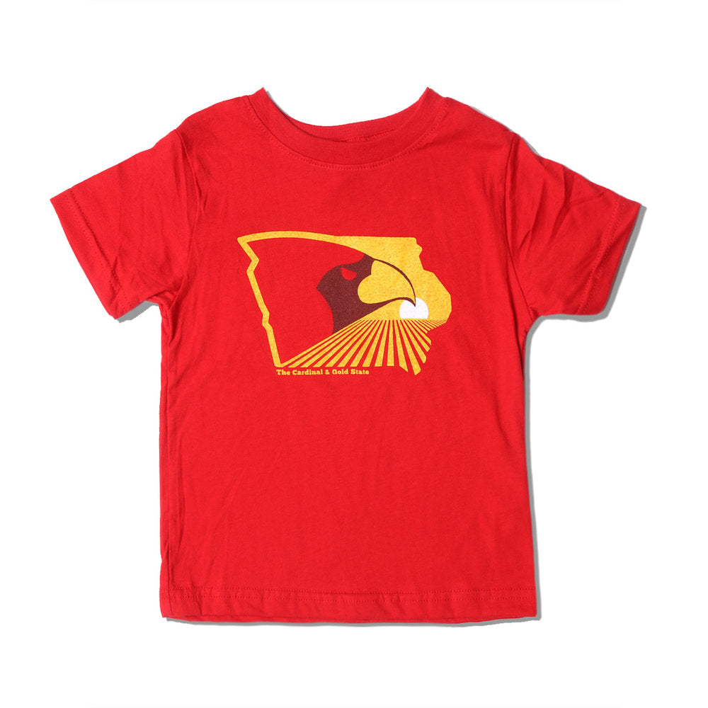 The Cardinal & Gold State Kids T-Shirt - Bozz Prints
