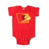 The Cardinal &amp; Gold State Onesie - Bozz Prints