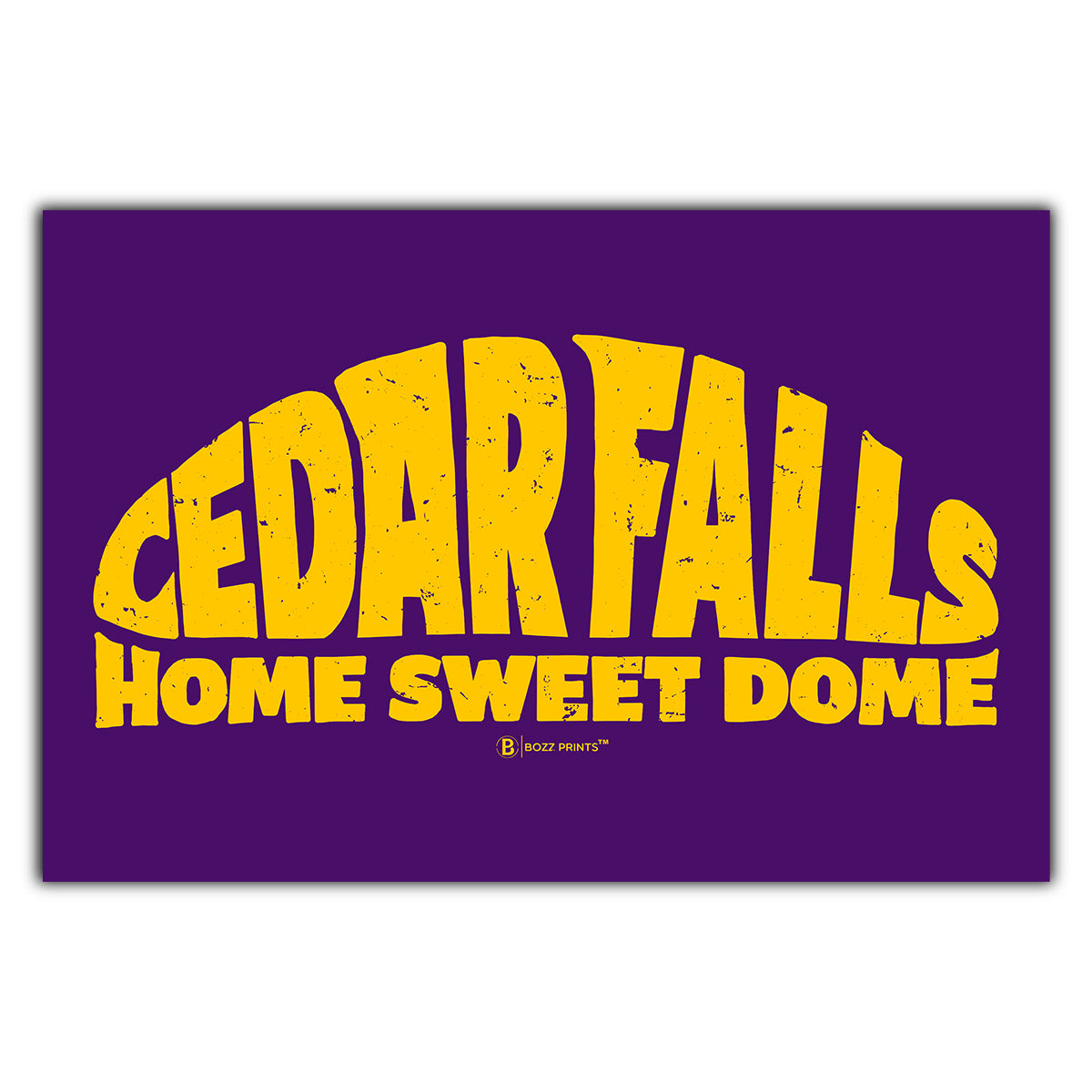 Cedar Falls Home Sweet Dome Postcard - Bozz Prints