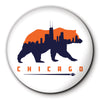 Chicago Football Round Coaster - Bozz Prints