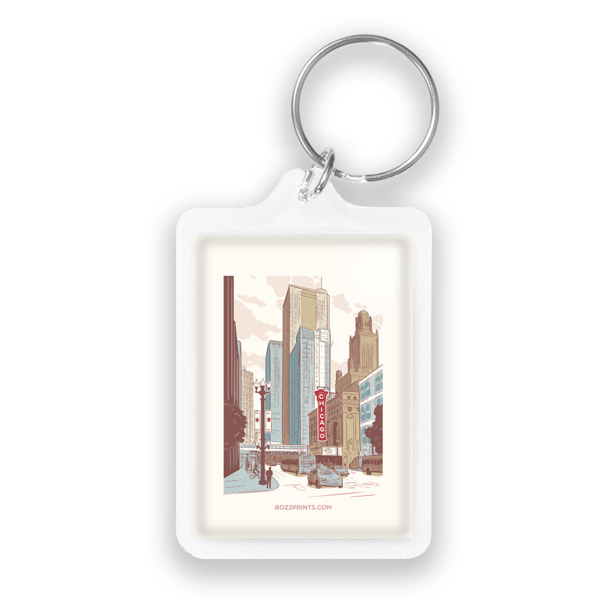 Chicago Loop Keychain