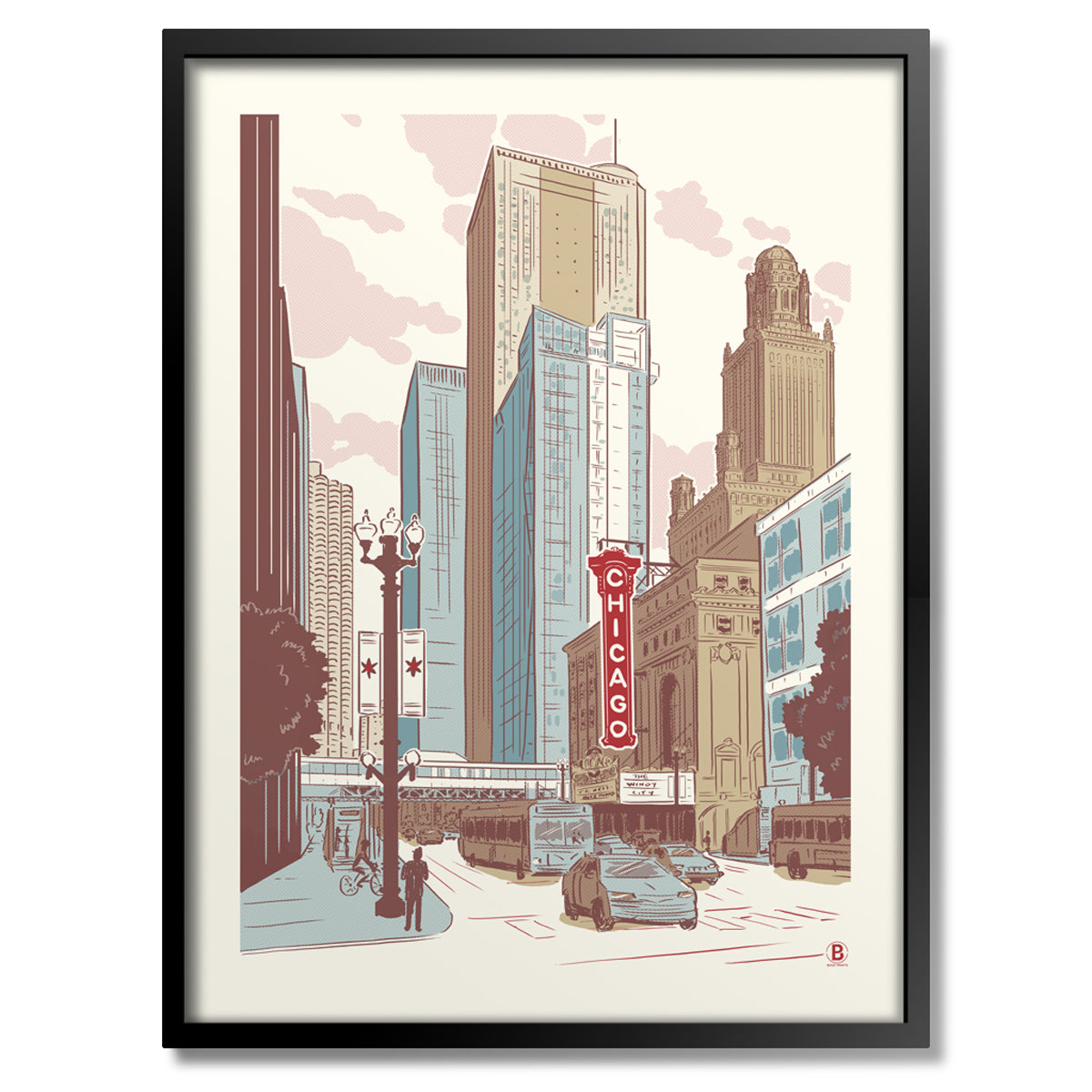 Chicago Loop Print - Bozz Prints