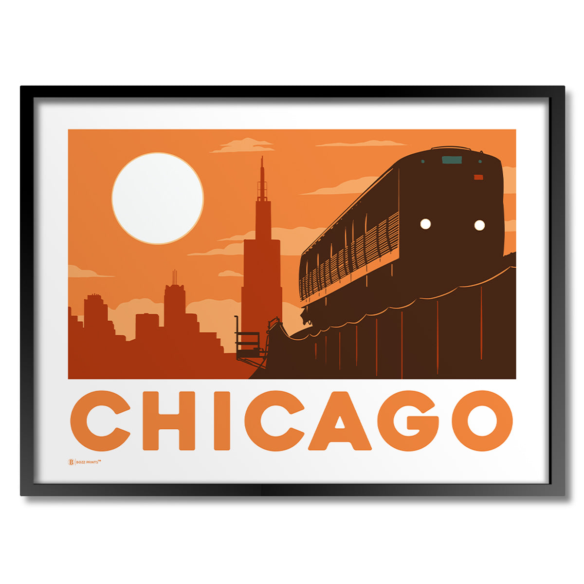 Chicago Sunrise Print