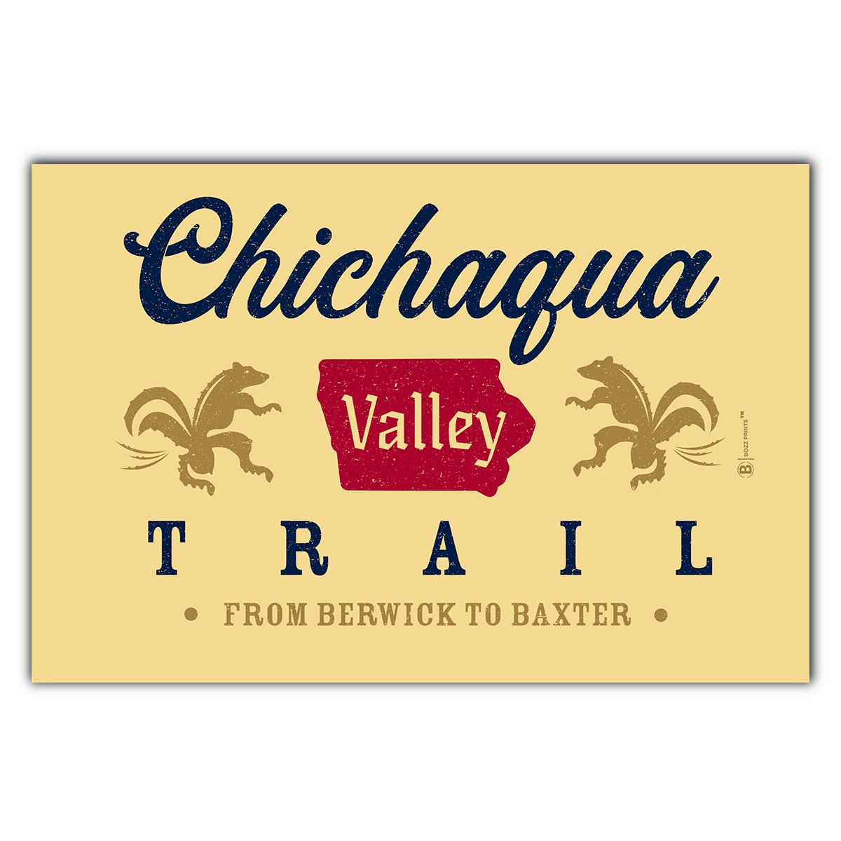 Chichaqua Valley Trail  Postcard - Bozz Prints