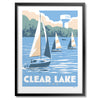 Clear Lake Sailing Print - Bozz Prints
