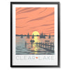 Clear Lake Sunset Print - Bozz Prints