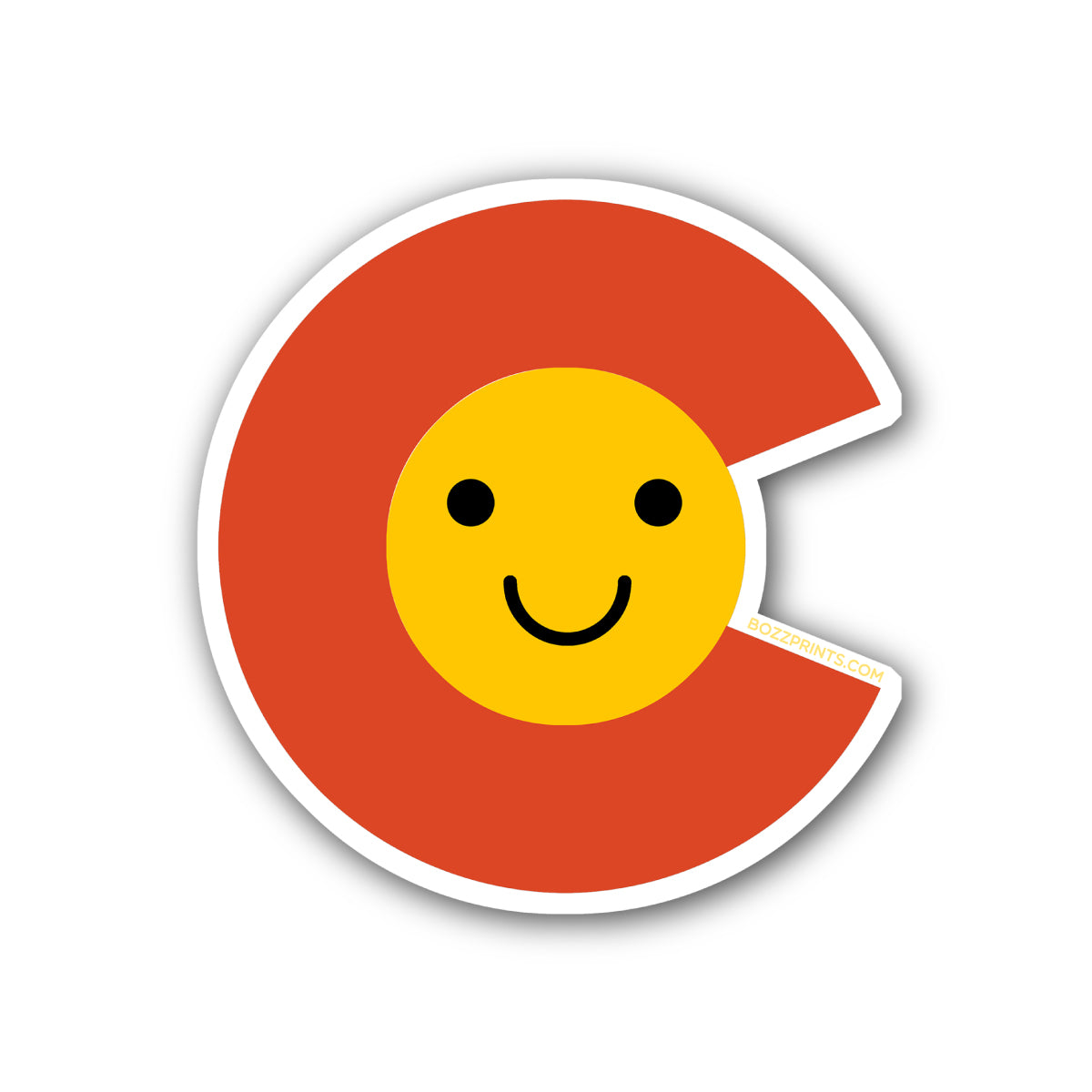 Smiley Face Colorado - Bozz Prints