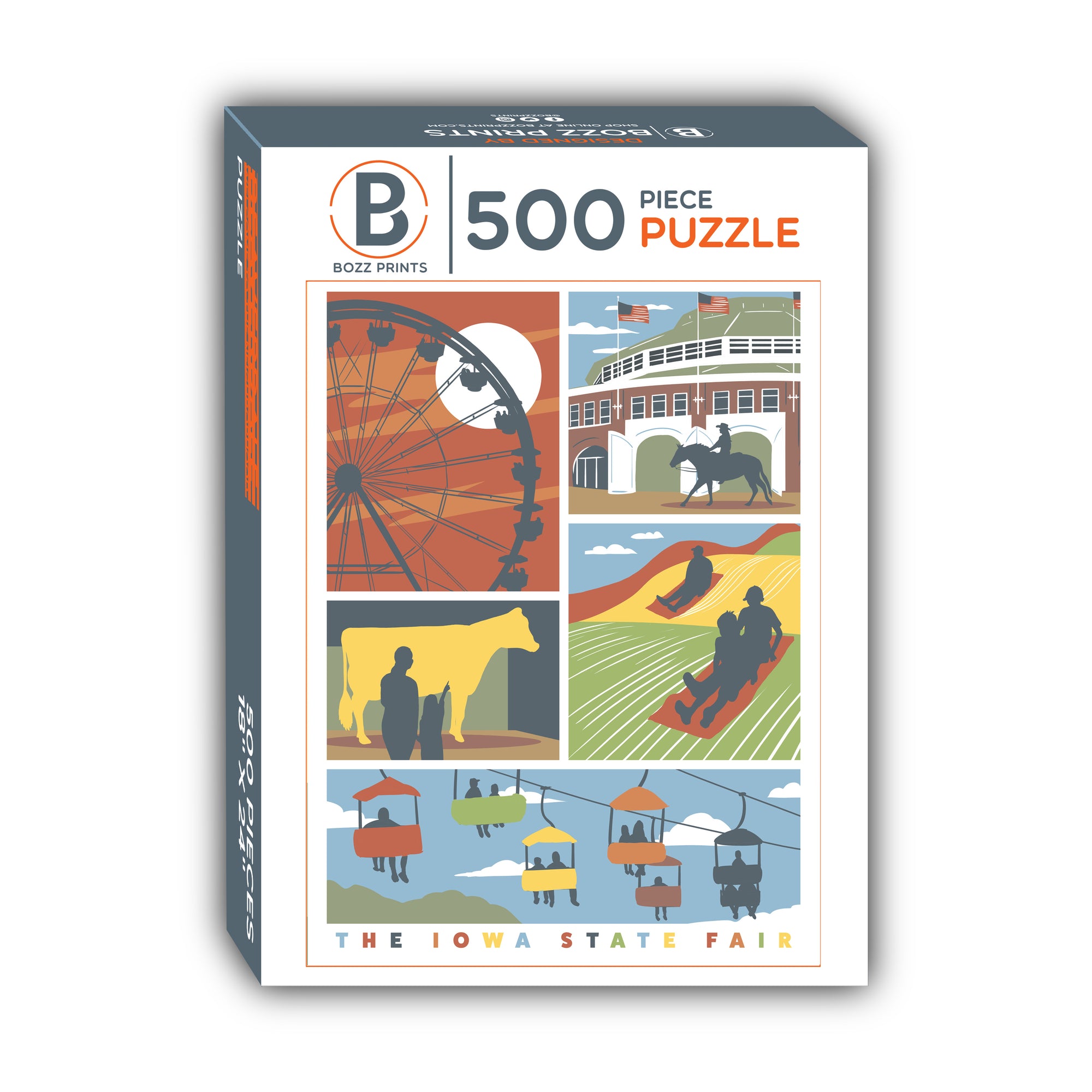A Day at The Iowa State Fair Jigsaw Puzzle - Bozz Prints