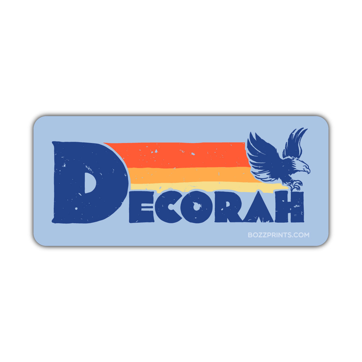 Decorah Retro Eagle - Bozz Prints