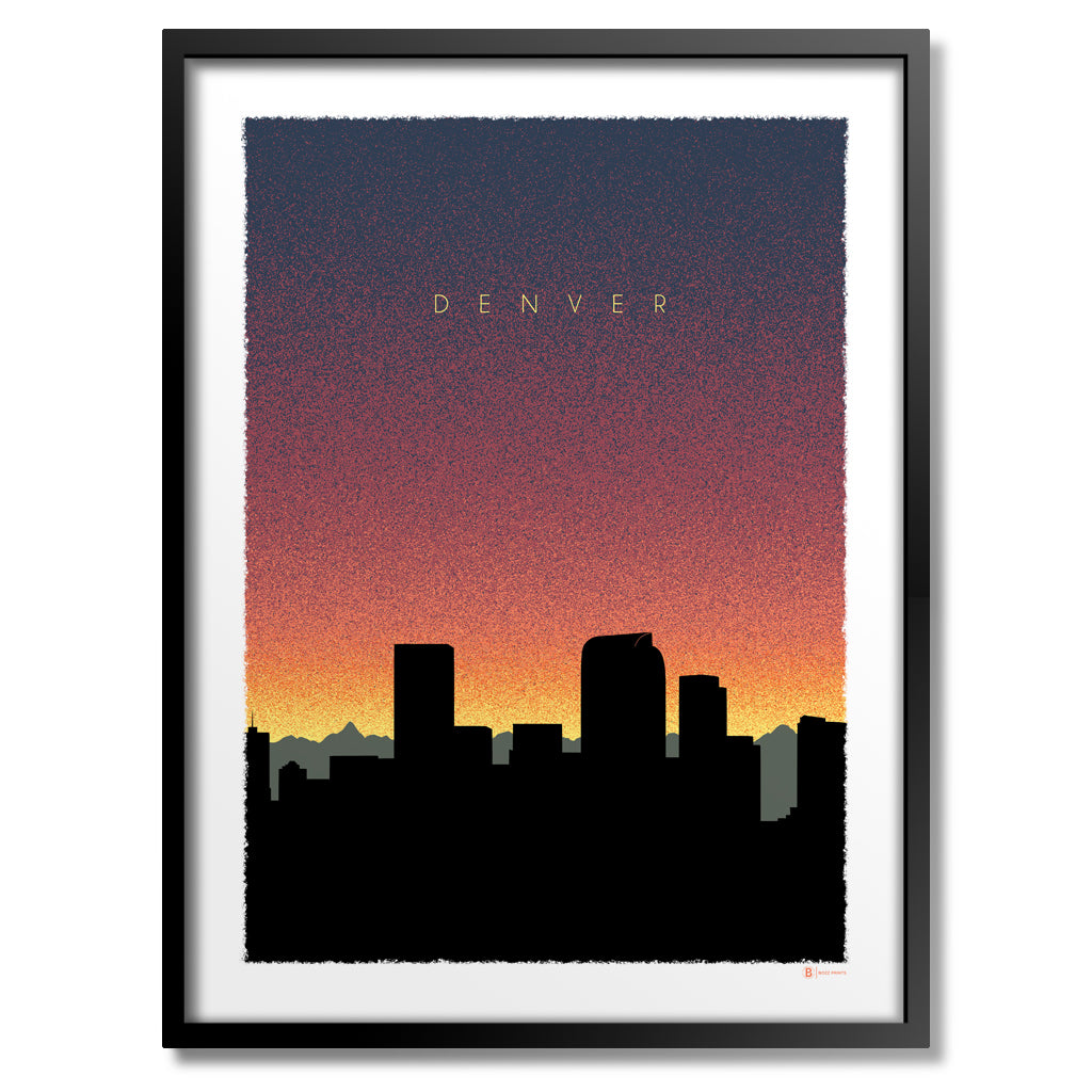 Denver Dusk Print - Bozz Prints