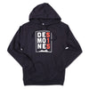 Des Moines 515 Navy Hooded Sweatshirt - Bozz Prints