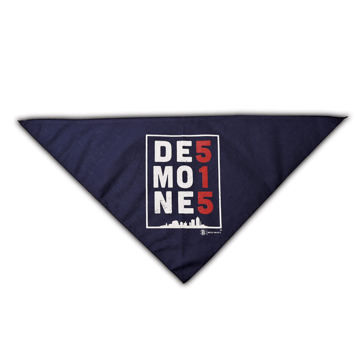 Des Moines 515 Bandana - Bozz Prints