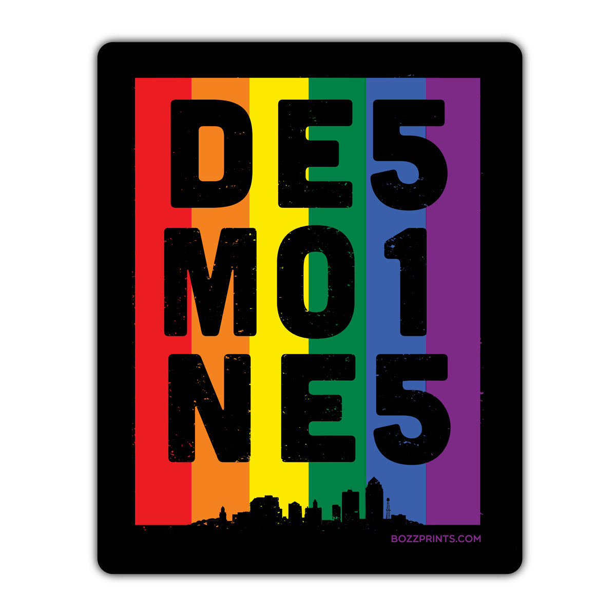 Des Moines 515 Pride - Bozz Prints