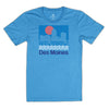 Des Moines Basics Aqua T-Shirt - Bozz Prints