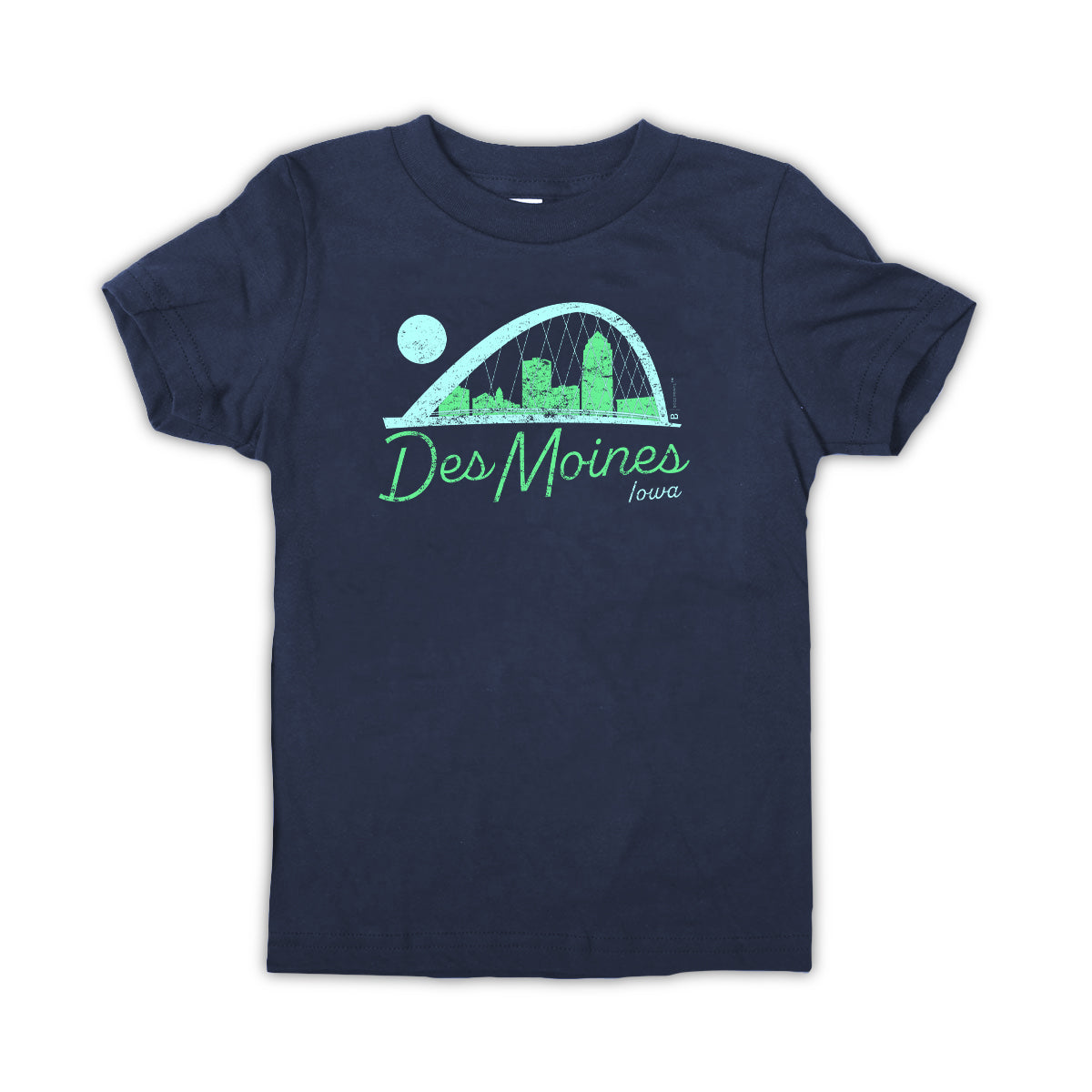 Des Moines Bridge Kids T-Shirt - Bozz Prints