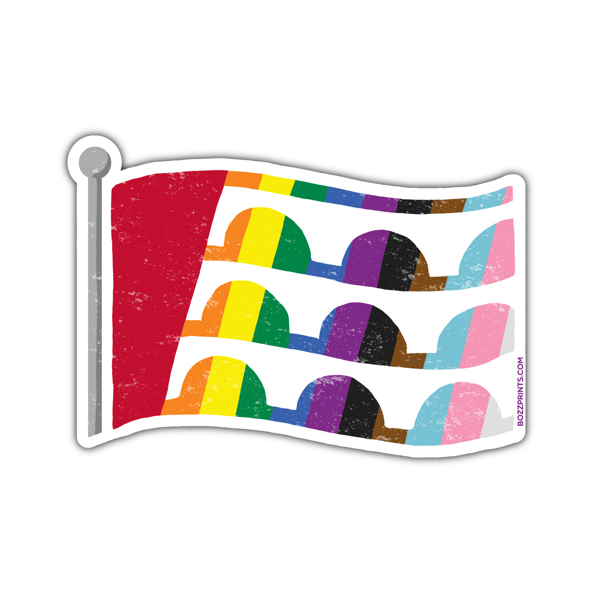 Des Moines Pride Flag - Bozz Prints