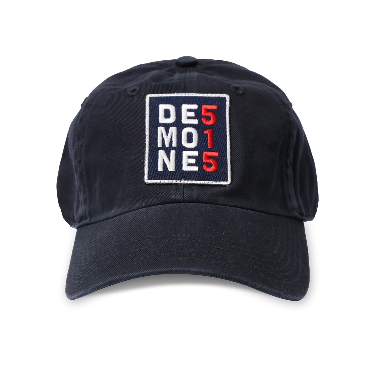 Des Moines 515 Navy Hat - Bozz Prints