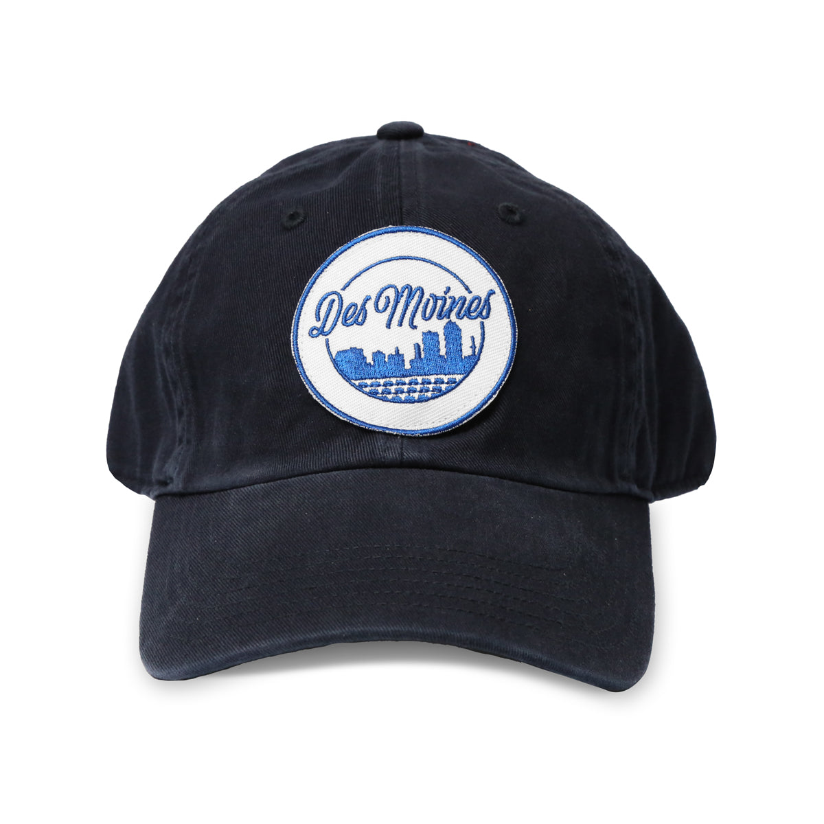 Des Moines Hometown Navy Hat - Bozz Prints