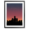 Detroit Dusk Print - Bozz Prints