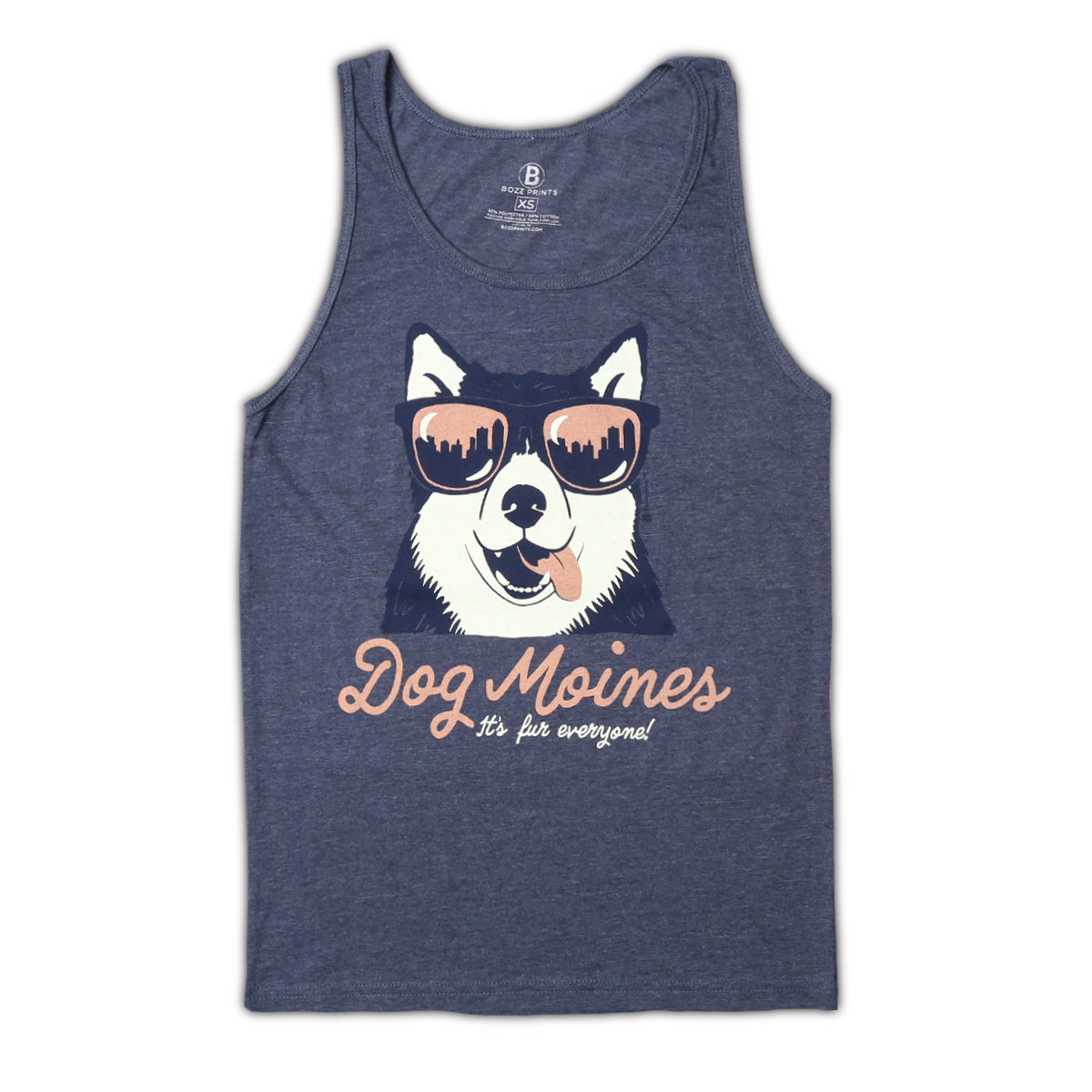 Dog Moines Tank Top - Bozz Prints