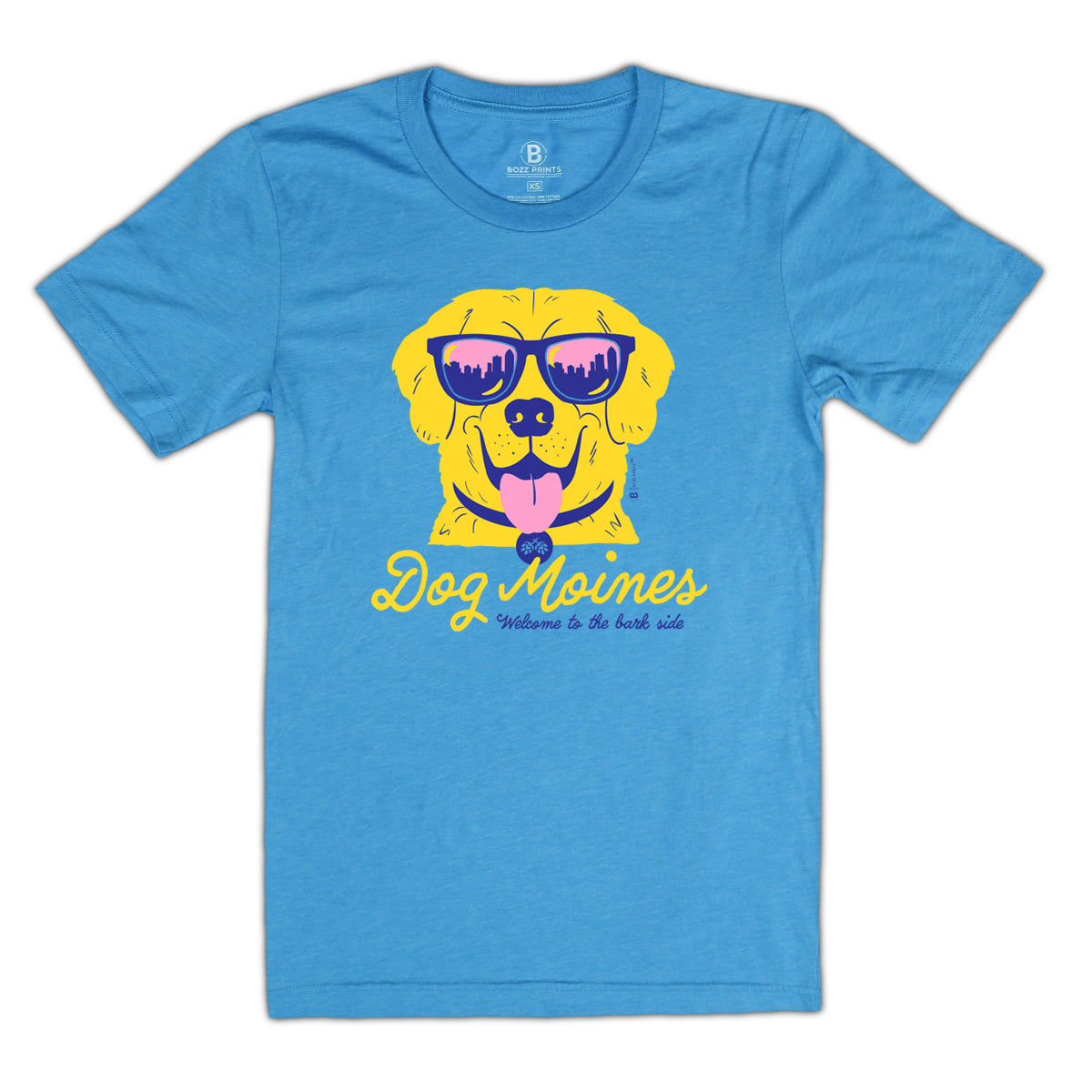 Dog Moines Welcome to the Barkside T-Shirt - Bozz Prints