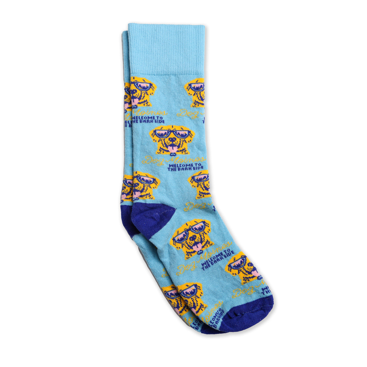 Dog Moines Welcome to the Barkside Socks - Bozz Prints