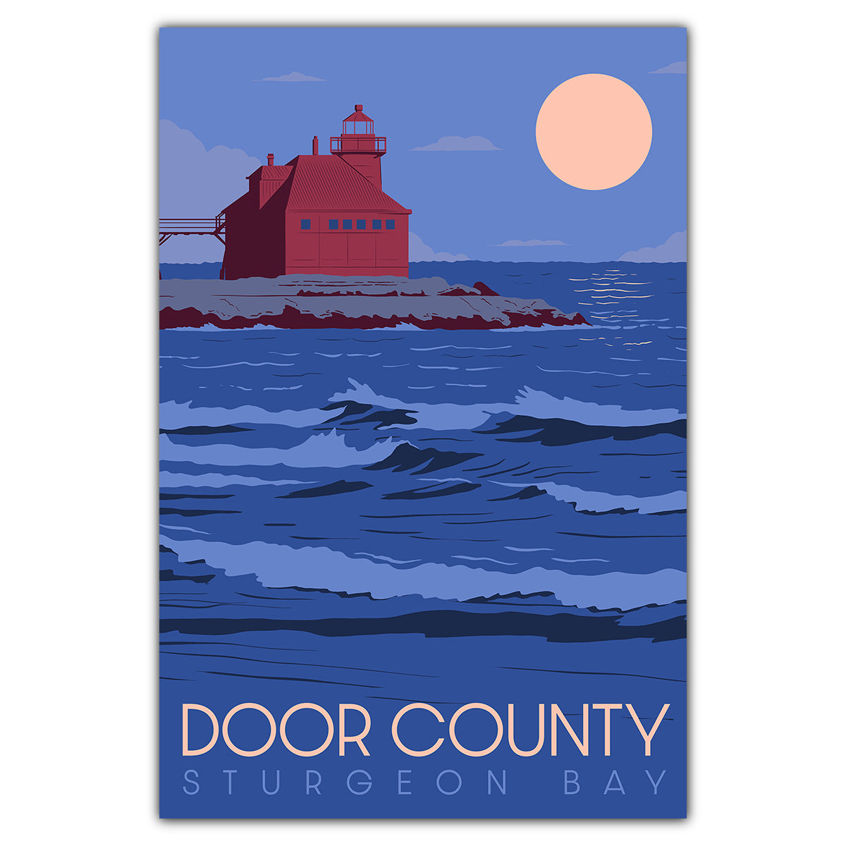 Door County Sturgeon Bay Postcard