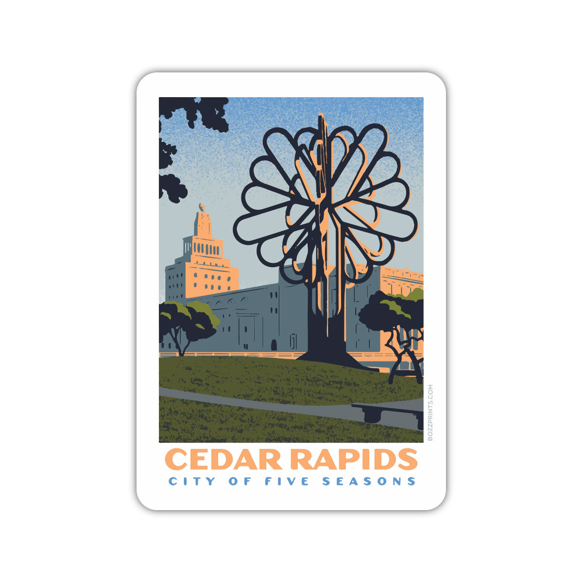 Downtown Cedar Rapids - Bozz Prints