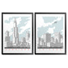 Downtown Chicago Print Set - Bozz Prints