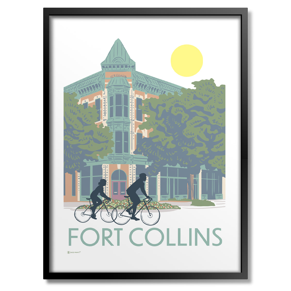 Downtown Fort Collins Print - Bozz Prints